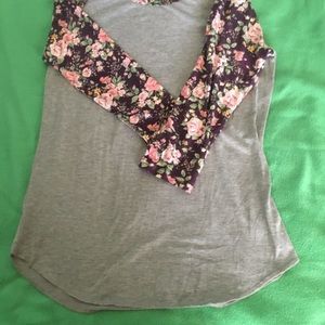 3/4 sleeve fall shirt